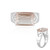 Bague en argent et Quartz rutile cuivré