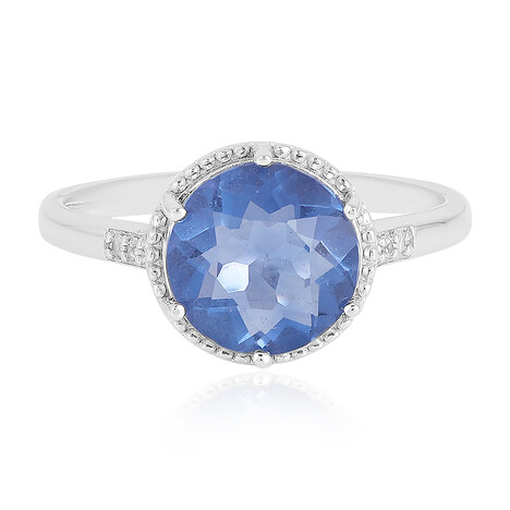 Colour Change Fluorite Silver Ring