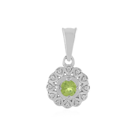 Ciondolo in argento con Peridoto Arizona