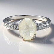 Anello in argento con Quarzo Rutilato