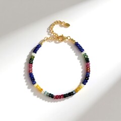 Bracciale in argento con Zaffiro Fancy