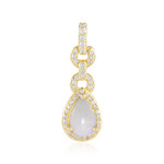 Australian Opal Silver Pendant