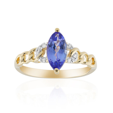14K AAA Tanzanite Gold Ring (CIRARI)