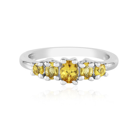 Zilveren ring met een scapoliet