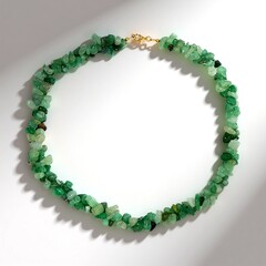 Collana in argento con Avventurina Verde