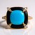 Anello in oro con Turchese Arizona (CIRARI)