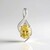 Ciondolo in argento con Berillo Giallo