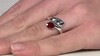Zilveren ring met een Madeira citrien (Pallanova)