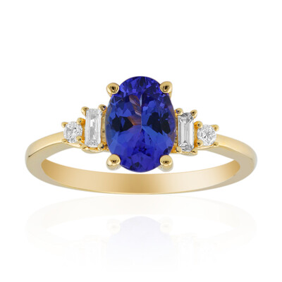 Anello in oro con Tanzanite AAA (CIRARI)