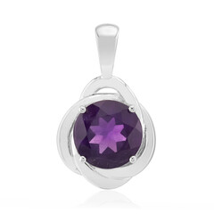 Colgante en plata con Amatista de Zambia