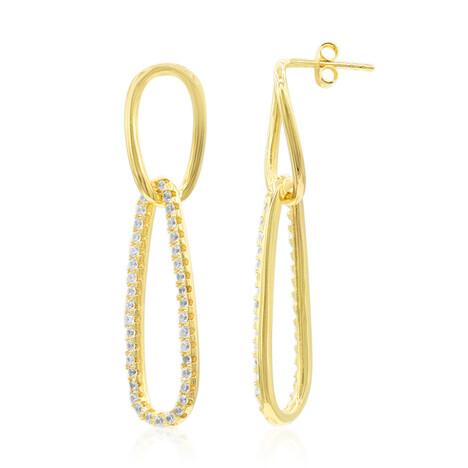 Boucles d'oreilles en argent et Zircon