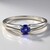 Anello in argento con Tanzanite
