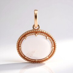 Ciondolo in argento con Quarzo Rosa