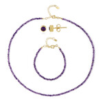 Parure in argento con Ametista Zambiana