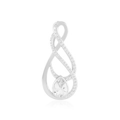 Zilveren hanger met een danburiet (de Melo Essence)