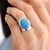 Bague en argent et Turquoise