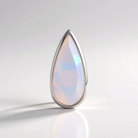 Ciondolo in argento con Opale di Welo AAA (de Melo Essence)