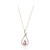 Collar en oro con Zafiro rosado (CIRARI)