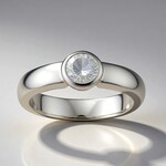 Anello in argento con Zircone