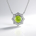 Collana in argento con Sfene