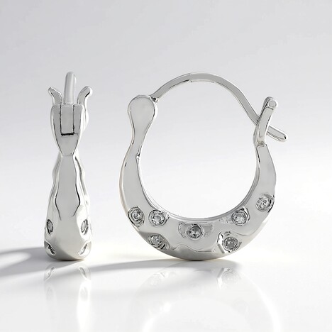 Orecchini in argento con Zircone (SAELOCANA)