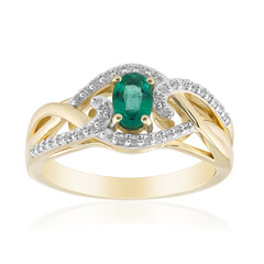 Anello in oro con Smeraldo Zambia (Rifkind 1894 Collection)