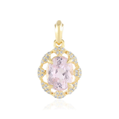 Ciondolo in argento con Kunzite