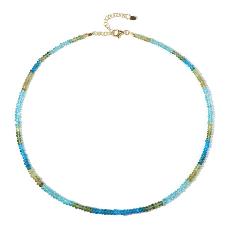 Apatit-Silberhalskette