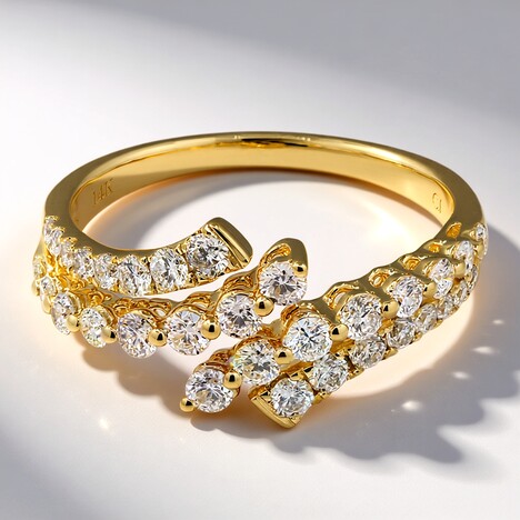 Anello in oro con Diamante I1 (H) (CIRARI)