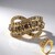 Anello in oro con Diamante Champagne I2 (de Melo Gold)