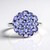 Anello in argento con Tanzanite