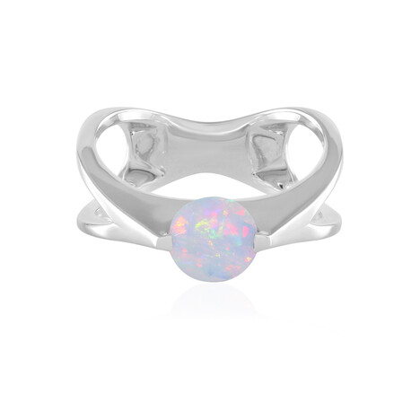 Bague en argent et Opale Welo (de Melo Essence)