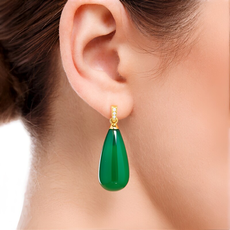 Orecchini in argento con Agata