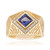 Bague en or et Tanzanite AAA (Ornaments by de Melo)