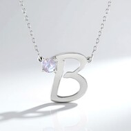 Collana in argento con Pietra di Luna Arcobaleno