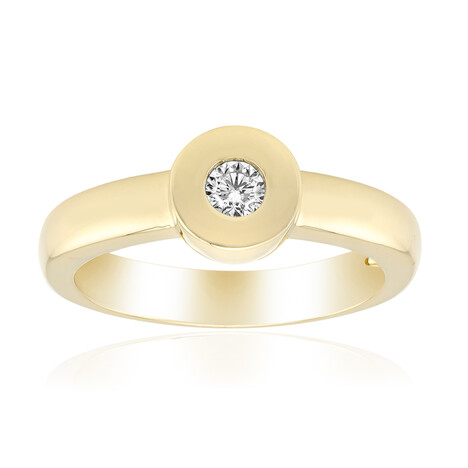 SI1 (G) Diamond Silver Ring (Annette)