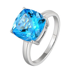 Anello in argento con Topazio Marambaia