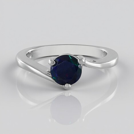 Bague en argent et Opale Mezezo