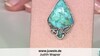Colgante en plata con Turquesa azul del Mohave Kingman (Faszination Türkis)