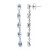 Sky Blue Topaz Silver Earrings