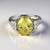 Anello in argento con Quarzo Ouro Verde