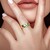 Anillo en oro con Esmeralda de Zambia AAA (CIRARI)