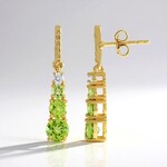 Orecchini in argento con Peridoto (de Melo Essence)