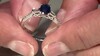 Anillo en oro con Zafiro azul Ceylon (CIRARI)