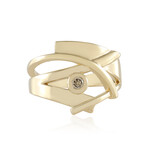 I2 Brown Diamond Silver Ring