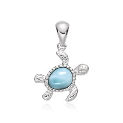 Ciondolo in argento con Larimar