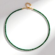Collar en plata con Esmeralda de Zambia