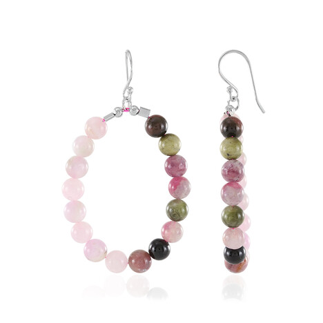 Edelstein-Silberohrringe (Riya)