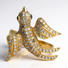 Anello in oro con Diamante Fancy SI2