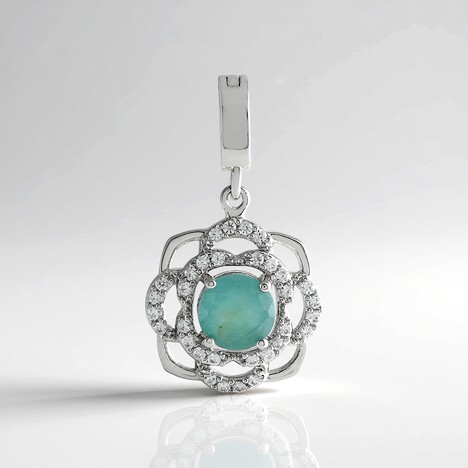Ciondolo in argento con Grandidierite
